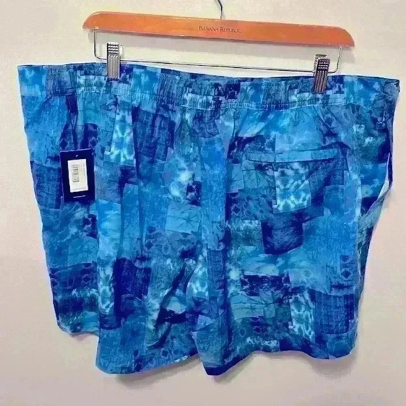 Peter Millar Crown Sonora Patchwork Swim Trunks Zippered Front Men Size XXL - Picture 4 of 14